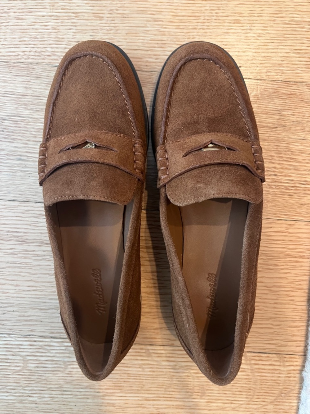Madewell Women’s Greyson Suede Penny Loafers NEW IN BOX